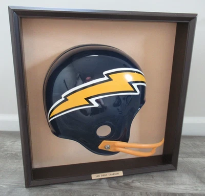 San Diego Chargers VTG Placo Inc. 2-Bar Football Helmet Plaque NFL Two Bar 15x15 - Image 1 of 4