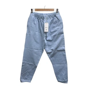 RVCA Women Size S (8) PTC Sweatpants Light Blue Joggers Elastic Waist Casual NWT - Picture 1 of 6