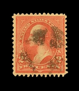 1890-93 GEORGE WASHINGTON (250) US 2c Karmin STAMP  - Bild 1 von 2