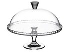 Pasabahce Glass Cake Cupcake Muffin Display Stand Serving Plate Cake Dome Lid