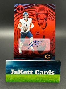 2023 Panini Illusions NFL - Trophy Collection Auto Justin Fields #17 Red AU /99 - Picture 1 of 3