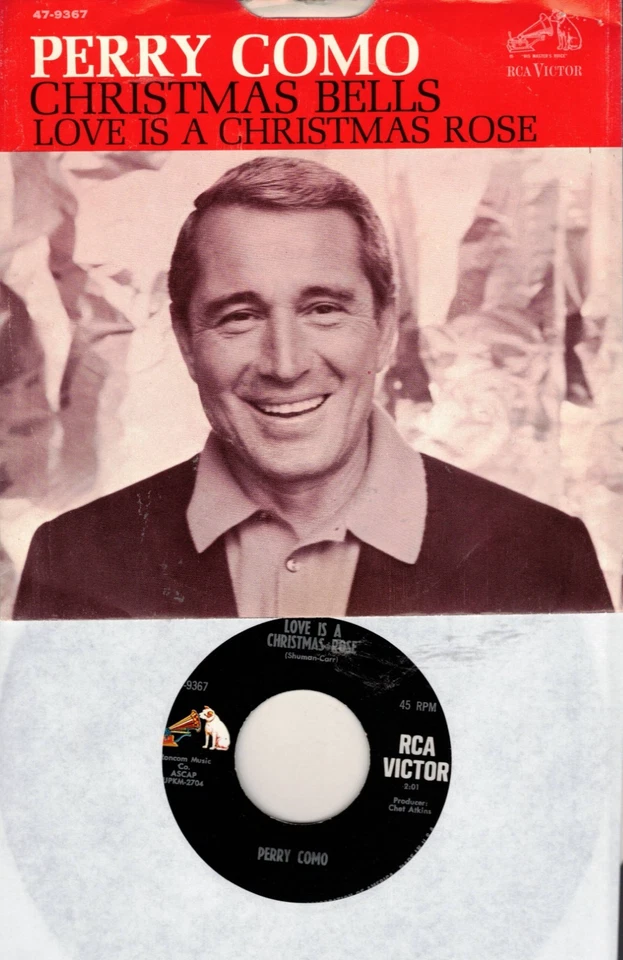 RCA Victor record Nd sleeve Perry Como Christmas Bells - Image 1 of 2