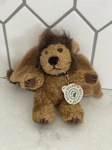 Boyds Bears Collezione ANGELO LEONE Ornamento Peluche Snodato Peluche 6" - Foto 1 di 6