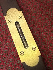 Antique Stanley Rule & Level Co. 30" Wood & Brass Level Pat. 6-2-1891 , 96 Nice! - Picture 1 of 14