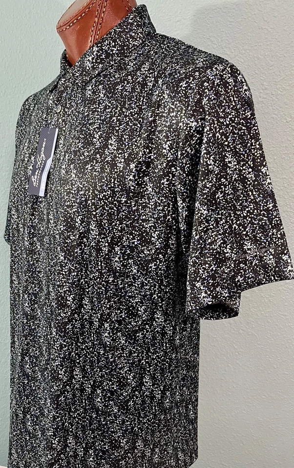 BEN HOGAN Golf s/s moisture WICKING, Sun protection POLO sz 2XL BLACK/PROVENCE - Image 1 of 1