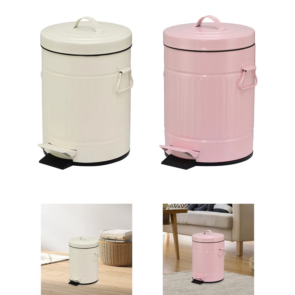 Step on Trash Can Space Saving Elegant Non Slip Base Foot Pedal Garbage Bin - Image 1 of 1