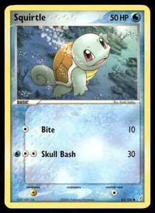Pokemon Tcg Squirtle #63 Pokemon Crystal Guardians NM - Picture 1 of 2