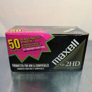 Maxwell Floppy Discs MF2HD 50 Piece (48) - Photo 1/6