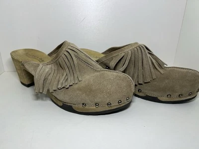 SOFTCLOX Pantolette Slipper Damen Beige Leder Gr. 42 - Bild 1 von 4
