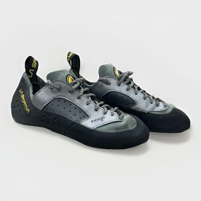 La Sportiva Nago Italian Leather Climbing Lace Shoes Men 7.5 W 8.5 EUR 40 Grey - Image 1 of 4