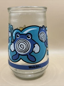 1999 Vintage Welchs Jelly Jar Pokemon Poliwhirl Nintendo Collectors Cup - Bild 1 von 9