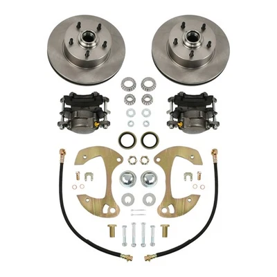 Kit de frenos de disco de lujo 5 x 4-3/4" para Chevy 1955-64 tamaño completo Impala Bel Air coche Foto 1 de 4