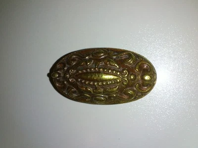 Ancienne poignée de porte ou de crémone bronze XIXeme - Photo 1/4