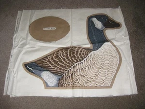Panneau tissu Canada Goose 18"x14" imprimé Cranston fonctionne collection oiseaux sauvages - Photo 1/1