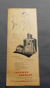 PUB PUBLICITE ANCIENNE ADVERT CLIPPING 040617 / SAVON PARFUM LAVANDE YARDLEY - Imagen 1 de 1