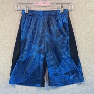 Pantalones Cortos Nike Para Hombre Medianos Azul Dri Fit Malla Baloncesto Gimnasio Swoosh - Imagen 1 de 9