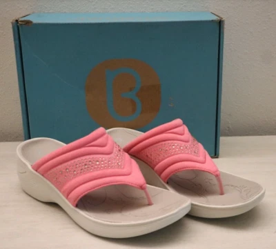Sandalias de cuña Bzees H6819F1900 para mujer talla 9,5 M rosa confeti Dazzle Me $80 Foto 1 de 4