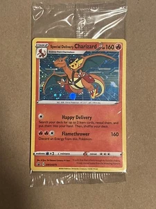 Special Delivery Charizard Pokemon Center Promo Card Sealed SWSH075 IN HAND - Picture 1 of 2