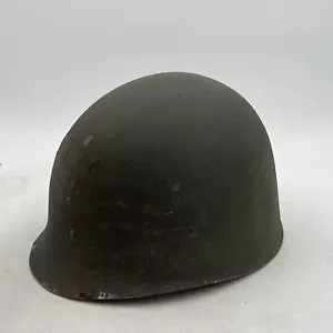 WWII M1 Infantry? Helmet Liner with Chin Strap With Webbing Leather - Picture 1 of 14