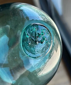 Norwegian glass fishing float - Picture 1 of 5