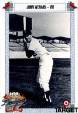 1990 TARGET DODGERS- #846 JOHN WERHAS LOS ANGELES DODGERS