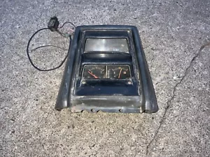 OEM GM Black Face Console Gauge Assembly/Wiring 1968-1969 Camaro 1968-1976 Nova - Picture 1 of 9