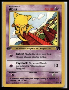 JCC Pokémon Team Rocket 1ª Edición Abra 49/82 - Paquete Fresco Casi Nuevo - Imagen 1 de 2