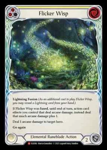 1x Flicker Wisp - NM - Tales of Aria - Flesh and Blood Majestic - Picture 1 of 1