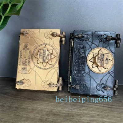 Book of The Dead The Mummy Magic book Box Prop with Key Resin Crafts Ornaments - Image 1 of 4
