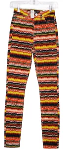 Kate Spade Jeans Size 24 Low Rise Skinny Marble Stripe Print Saturday Retro NEW - Picture 1 of 10