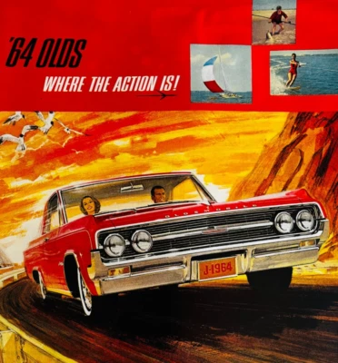 1964 Oldsmobile Jetstar I Advertisement Automobilia Classic Car DWJJ17 - Image 1 of 2
