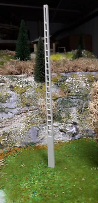 1/43 Lot 5 poteaux électrique gris béton type EDF décor train diorama maquette