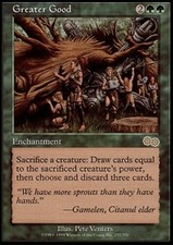 1x Greater Good Moderate Play, English Urza's Saga MTG Magic