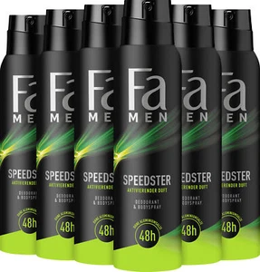 FA Deospray 150 ml Men Speedster, 6x 150 ml, 6er Pack, langanhaltende Frische - Bild 1 von 7