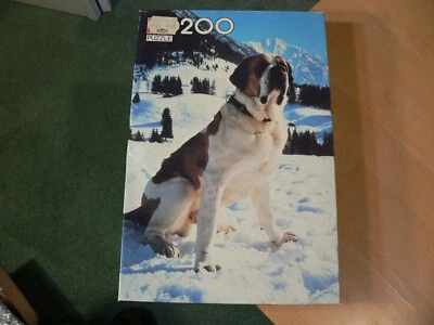 Rompecabezas vintage sellado San Bernardo 200 piezas 1982 Milton Bradley #4372-3 Foto 1 de 4