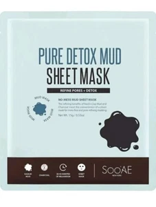 Soo Ae Pure detox mud sheet mask - Picture 1 of 3
