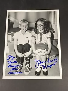 Foto autógrafa de The Finest, Jay North y Jeannie Russell Dennis The Menace PSA 10 - Imagen 1 de 5