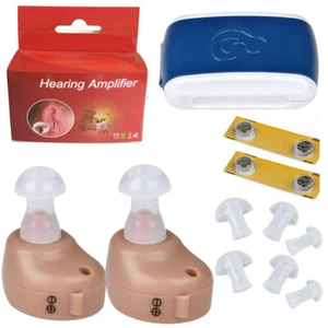 1/2pcs In Ear Digital Hearing Aids Sound Voice Amplifier Enhancer for Disabled - Picture 1 of 14