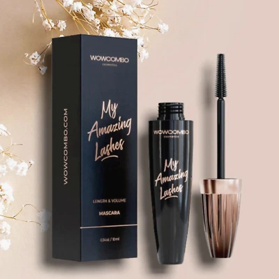 💞Wowcombo BLACK My Amazing Lashes Mascara ~ Lifts Curl Thicken Lengthen GENUINE