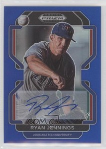 2022 Panini Prizm Draft Picks Blue Prizm Auto /99 Ryan Jennings #PDP128 Auto