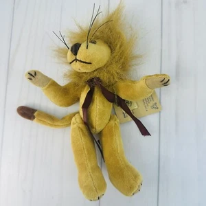 1989 Boyds Bears & Friends 7" Mini Beanbag Peluche Leone Orsacchiotto Dickie #51700 - Foto 1 di 9