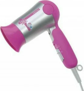 Secador de pelo portátil de viaje Hello Kitty protección contra sobrecalentamiento regalo nuevo - Imagen 1 de 4