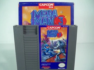 K1914231 MEGA MAN 3 W BOX & INSTRUCTIONS NES NINTENDO COMPLETE WORKING VINTAGE 3 - Image 1 of 4