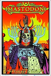 Mastodon Emperor of Sand Music UV BlackLight Poster 23.5x35.5 - 1976 - Picture 1 of 2