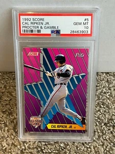 1992 Score Procter & Gamble #5 - CAL RIPKEN JR - PSA 10 Gem Mint - ORIOLES - Picture 1 of 2