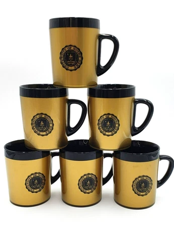 Vintage Insulated Thermo-Serv University of Notre Dame 6 Coffee Mugs Cover