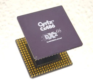 Cyrix 80486 DX 2-66 Keramik Gold 66 MHz Vintage CPU - Afbeelding 1 van 1