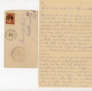 Family Life and Struggles in 1887 Church, Rehearsals & Farewells Cover Letter - Picture 1 of 6