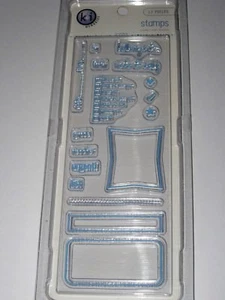 K I MEMORIES ACRYLIC CLEAR STAMPS "MESSAGES" #2134 MAKE YOUR OWN MESSAGE PADS - Picture 1 of 1