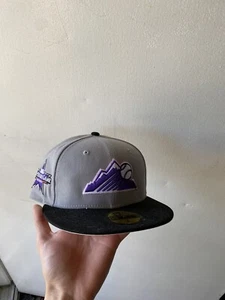 Hat Club Exclusive Colorado Rockies Fitted Hat Fuji Pack Size 7 - Picture 1 of 6